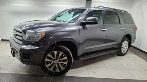 Toyota Sequoia Platinum usado (2017) color Gris financiado en mensualidades(enganche $121,000 mensualidades desde $11,937)