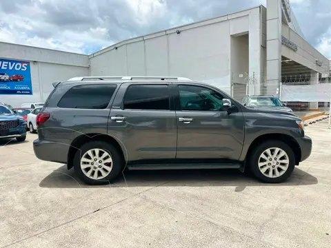 Toyota Sequoia Platinum usado (2021) color Gris financiado en mensualidades(enganche $149,600 mensualidades desde $16,795)