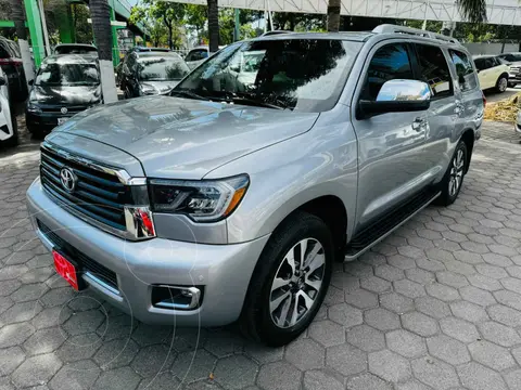 Toyota Sequoia Limited usado (2019) color Plata financiado en mensualidades(enganche $236,750 mensualidades desde $17,460)