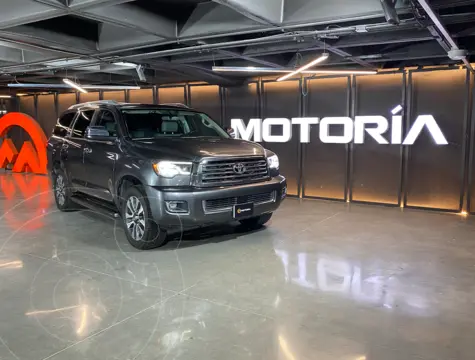 Toyota Sequoia Limited usado (2019) color Gris financiado en mensualidades(enganche $182,481 mensualidades desde $14,069)