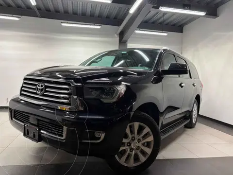 Toyota Sequoia Platinum usado (2020) color Negro financiado en mensualidades(enganche $131,340 mensualidades desde $12,957)