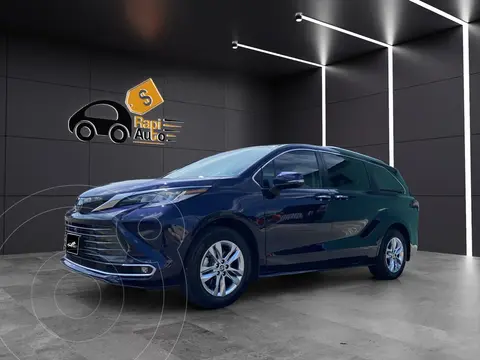 Toyota Sienna HEV Limited usado (2022) color Azul financiado en mensualidades(enganche $175,840 mensualidades desde $22,496)