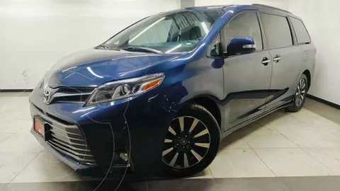 Toyota Sienna Limited 3.5L usado (2019) color Azul financiado en mensualidades(enganche $125,400 mensualidades desde $12,371)