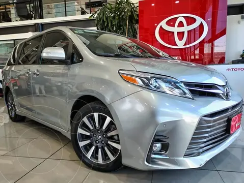 Toyota Sienna Limited usado (2020) color plateado financiado en mensualidades(enganche $240,350 mensualidades desde $10,325)