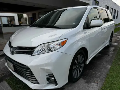 Toyota Sienna XLE 3.5L Piel usado (2018) color Blanco financiado en mensualidades(enganche $107,600 mensualidades desde $15,300)