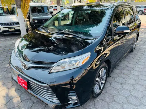 Toyota Sienna Limited 3.5L usado (2019) color Negro financiado en mensualidades(enganche $160,712 mensualidades desde $14,275)