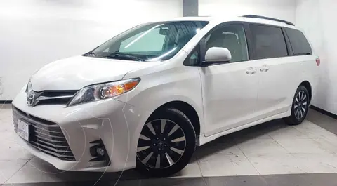 Toyota Sienna XLE 3.5L Piel usado (2019) color Blanco financiado en mensualidades(enganche $107,800 mensualidades desde $10,634)