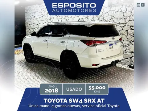 Toyota SW4 HILUX SW4 TDI SRX AUT         L/16 usado (2018) color Blanco precio $48.000.000