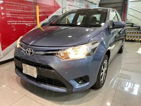 Toyota Yaris Sedan Core Aut usado (2017) color Azul financiado en mensualidades(enganche $47,020 mensualidades desde $3,668)