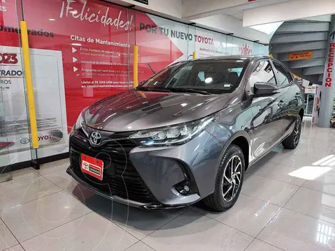 Toyota Yaris Sedan S Aut usado (2021) color Gris financiado en mensualidades(enganche $65,020 mensualidades desde $5,072)