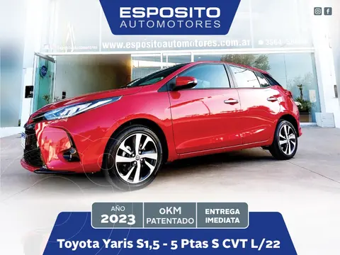 Toyota Yaris YARIS 1.5 5 PTAS XLS CVT usado (2023) color Bordo precio $26.300.000
