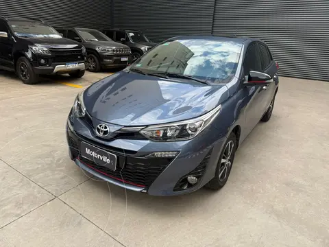 Toyota Yaris 1.5 S usado (2019) color Celeste precio $23.900.000
