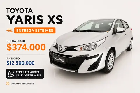 Toyota Yaris 1.5 XS CVT nuevo color A eleccion precio $34.284.000