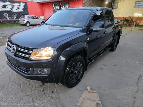 Volkswagen Amarok DC 4x4 Highline Pack (180Cv) Aut Cuero usado (2016) color Azul precio $31.000.000