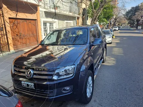 Volkswagen Amarok DC 4x2 Highline Pack (180Cv) Cuero usado (2016) color Azul Starlight precio u$s23.000