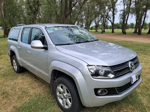 Volkswagen Amarok DC 4x2 Highline Pack (180Cv) Cuero usado (2013) color Gris precio u$s18.600