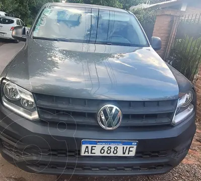 Volkswagen Amarok DC 4x2 Trendline (180Cv) usado (2021) color Gris financiado en cuotas(anticipo $18.000.000 cuotas desde $475.000)