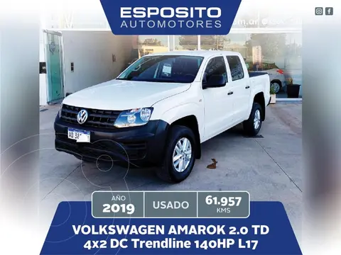 Volkswagen Amarok AMAROK 20TD 4X2 DC TREN 140HP  L17 usado (2019) color Blanco precio $27.800.000