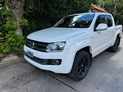 Volkswagen Amarok DC 4x2 Highline Pack (180Cv) Aut Cuero usado (2015) color Blanco precio u$s26.000