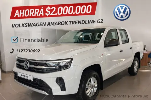 Volkswagen Amarok DC 4x2 Trendline nuevo color Blanco Candy precio $56.255.550