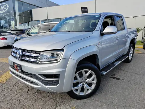 Volkswagen Amarok Highline Aut 4Motion V6 usado (2019) color plateado financiado en mensualidades(enganche $158,050 mensualidades desde $12,086)