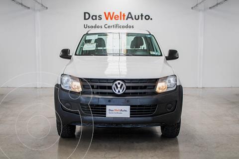 Volkswagen Amarok Entry 4x2 Gasolina usado (2017) color Blanco precio $445,000