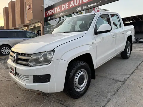 Volkswagen Amarok Entry 4x2 TDi usado (2016) color Blanco Candy precio $299,999