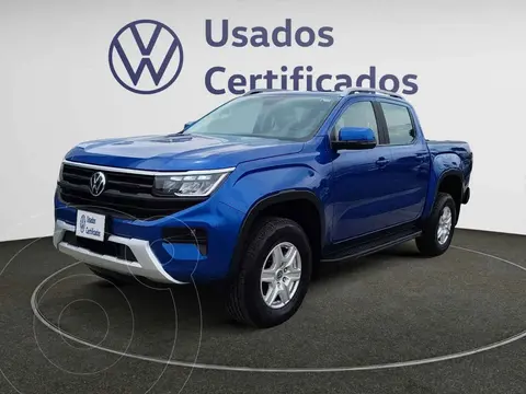 Volkswagen Amarok Life Diesel usado (2025) color Azul financiado en mensualidades(enganche $201,922 mensualidades desde $15,447)