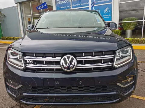 Volkswagen Amarok Highline Aut 4Motion V6 usado (2019) color Azul Starlight financiado en mensualidades(enganche $166,250 mensualidades desde $16,610)