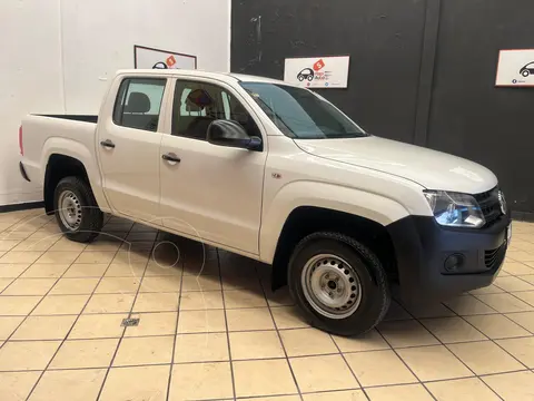 Volkswagen Amarok Entry 4x2 TDi usado (2017) color Blanco Candy financiado en mensualidades(enganche $87,159 mensualidades desde $11,741)