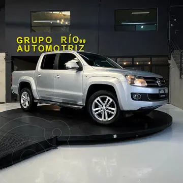 Volkswagen Amarok Highline Aut 4Motion usado (2017) color plateado precio $399,000
