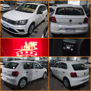 Volkswagen Gol Trend 5P Trendline usado (2020) color Blanco Cristal financiado en cuotas(anticipo $6.000.000)