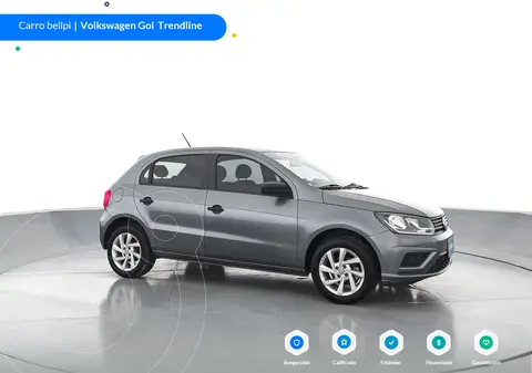 Volkswagen Gol Trendline Aut usado (2021) color Gris precio $55.900.000