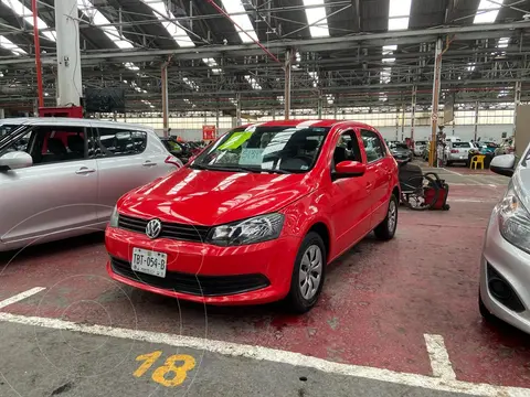 Volkswagen Gol GL usado (2015) color Rojo Flash financiado en mensualidades(enganche $35,000 mensualidades desde $3,700)