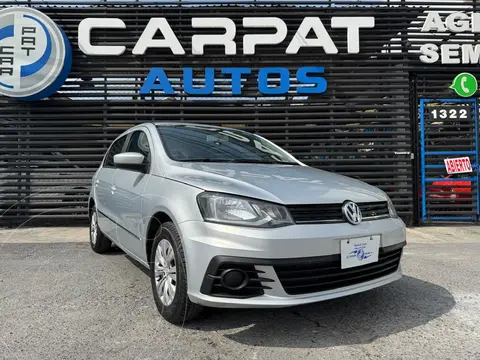 Volkswagen Gol Trendline I-Motion Aut usado (2018) color plateado financiado en mensualidades(enganche $39,380 mensualidades desde $4,104)