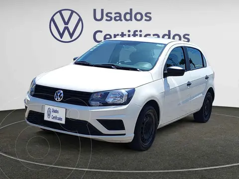Volkswagen Gol Trendline usado (2020) color Blanco financiado en mensualidades(enganche $62,675 mensualidades desde $4,795)