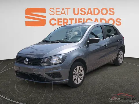 Volkswagen Gol Trendline usado (2020) color Gris Platino financiado en mensualidades(enganche $51,498 mensualidades desde $6,699)