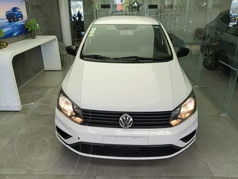 Volkswagen Gol Trendline usado (2020) color Blanco financiado en mensualidades(enganche $40,000 mensualidades desde $5,000)