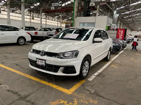 Volkswagen Gol Trendline usado (2017) color Blanco Candy financiado en mensualidades(enganche $43,000 mensualidades desde $4,500)