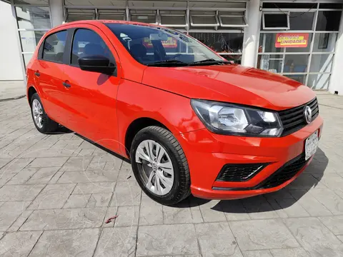 Volkswagen Gol Trendline usado (2019) color Rojo Flash financiado en mensualidades(enganche $53,178 mensualidades desde $5,552)