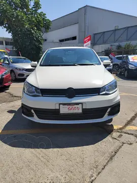 Volkswagen Gol Trendline I-Motion Aut usado (2017) color Blanco financiado en mensualidades(enganche $37,000)