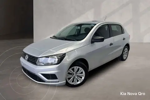 Volkswagen Gol Trendline usado (2020) color Plata financiado en mensualidades(enganche $58,588 mensualidades desde $5,029)