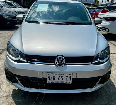 Volkswagen Gol Trendline usado (2017) color Plata financiado en mensualidades(enganche $40,999 mensualidades desde $6,187)
