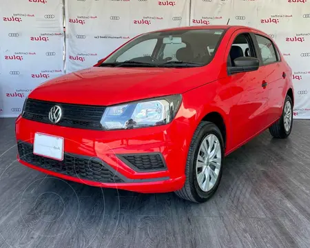 Volkswagen Gol Trendline usado (2020) color Rojo financiado en mensualidades(enganche $18,790 mensualidades desde $6,520)