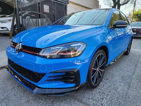 Volkswagen Golf GTi A2 2.0L usado (2021) color Azul financiado en mensualidades(enganche $190,468 mensualidades desde $11,841)