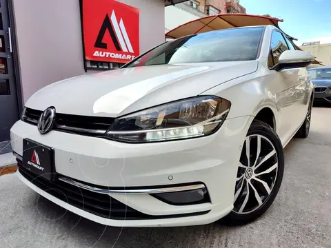 Volkswagen Golf Highline DSG usado (2020) color Blanco financiado en mensualidades(enganche $59,000 mensualidades desde $9,400)