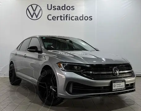 Volkswagen Jetta Sportline usado (2022) color Gris Oscuro financiado en mensualidades(enganche $111,452 mensualidades desde $10,161)