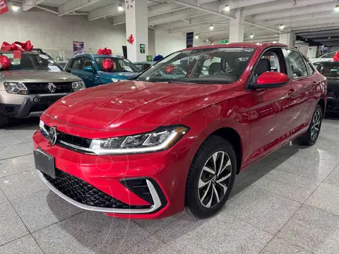 Volkswagen Jetta Comfortline usado (2024) color Rojo financiado en mensualidades(enganche $121,262 mensualidades desde $9,277)