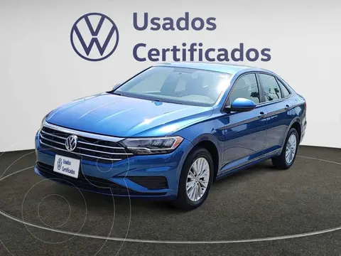 Volkswagen Jetta Comfortline usado (2021) color Azul financiado en mensualidades(enganche $84,720 mensualidades desde $6,481)