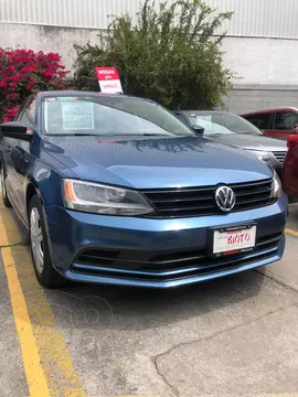 Volkswagen Jetta 2.0 usado (2018) color Azul financiado en mensualidades(enganche $51,000)